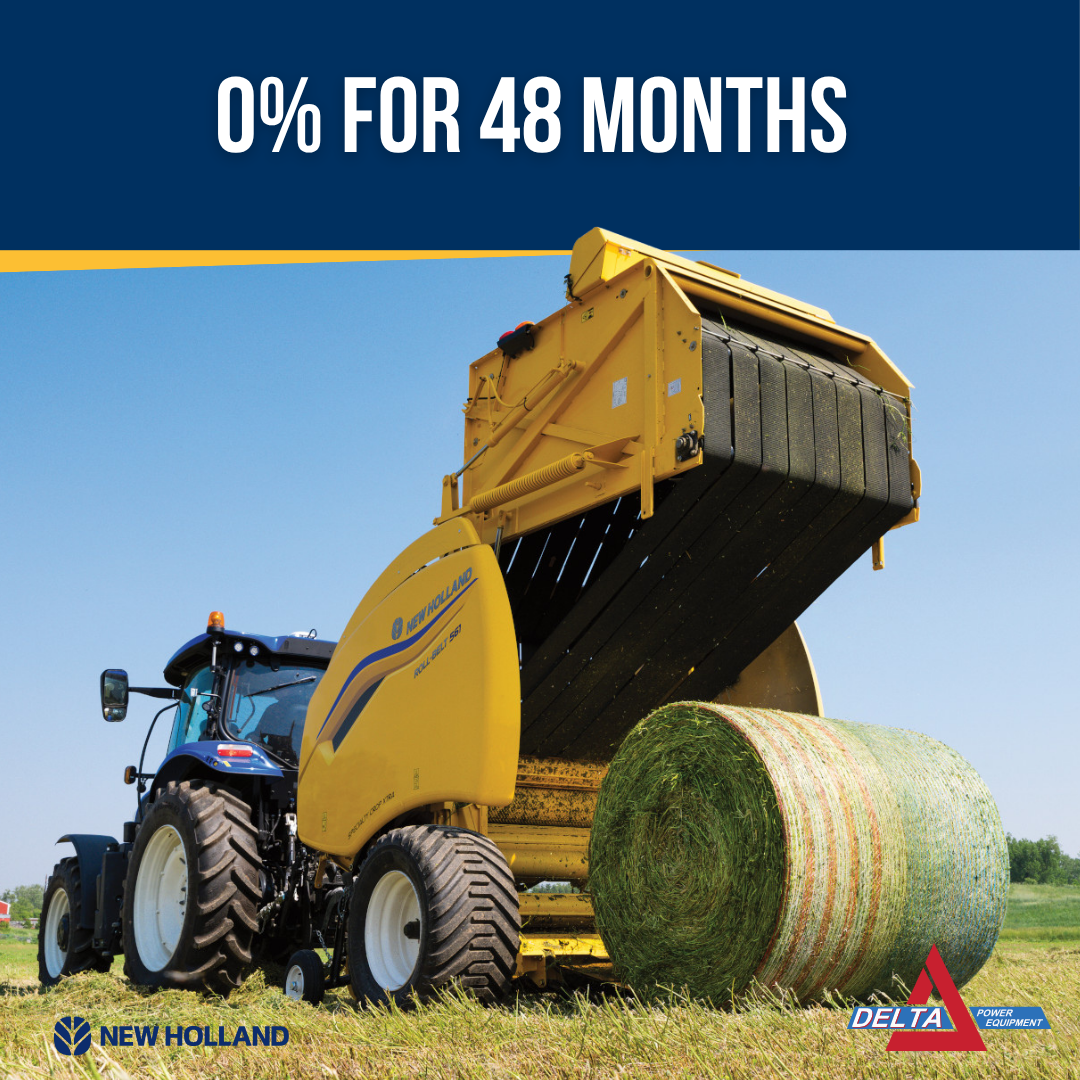 0% FOR 48 MONTHS ON SELECT CONVENTIONAL HAY & FORAGE 